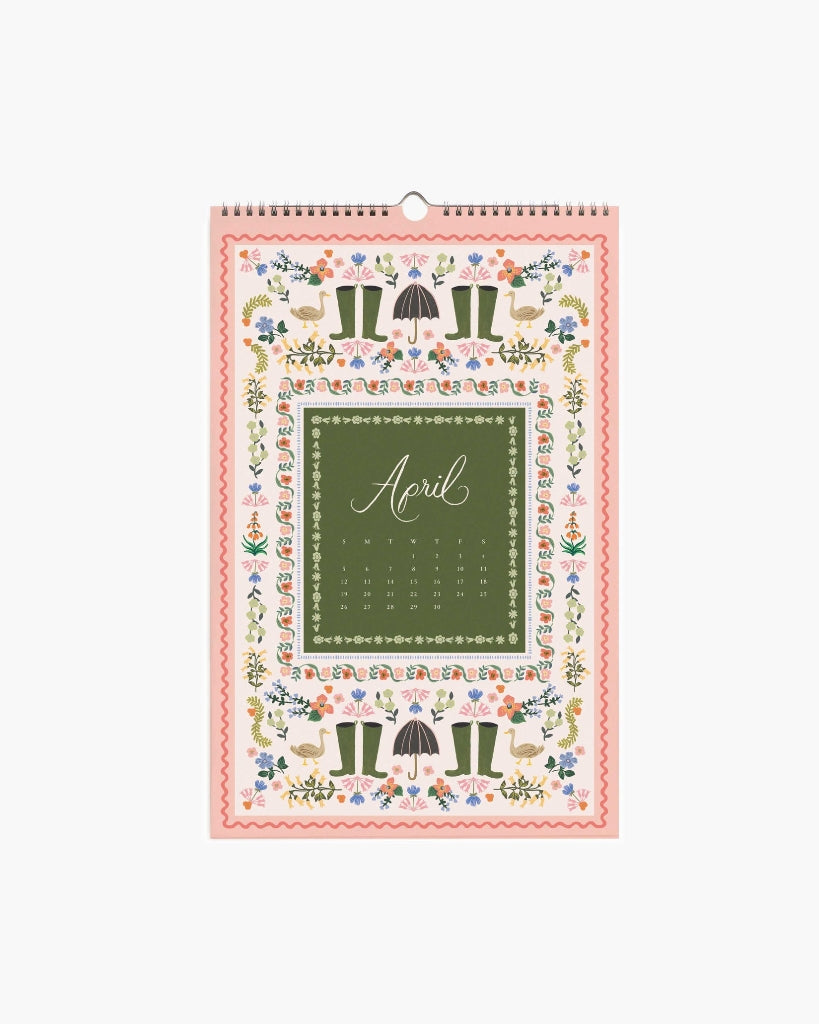 Wall Calendar 2026 - Flora