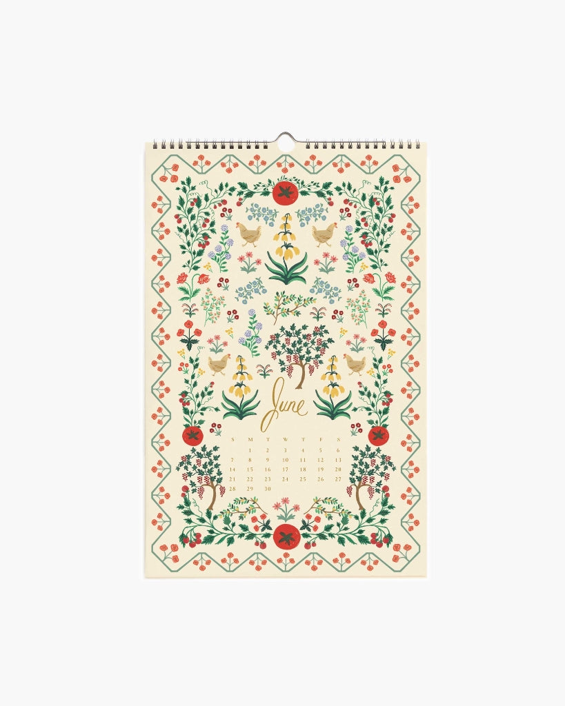 Wall Calendar 2026 - Flora