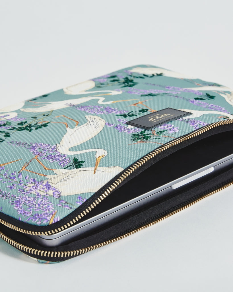 Heron Pochette Mac Wouf Wouf Heron Laptop Sleeve 13-14