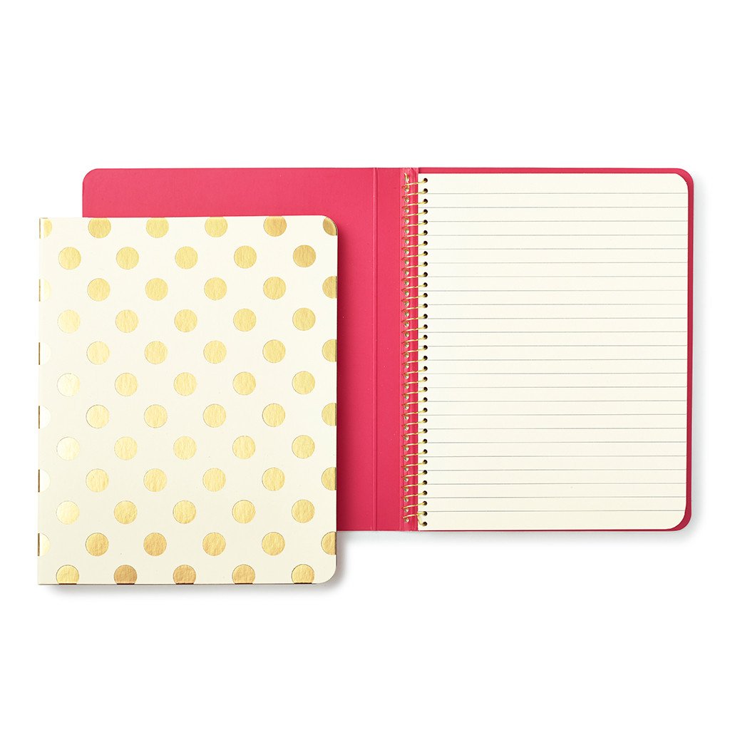 Spiral Notebook (Concealed) - Gold Pavilion