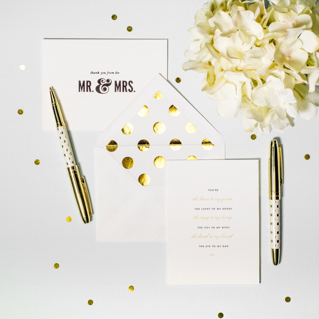 Ballpoint Pen - Gold Dot