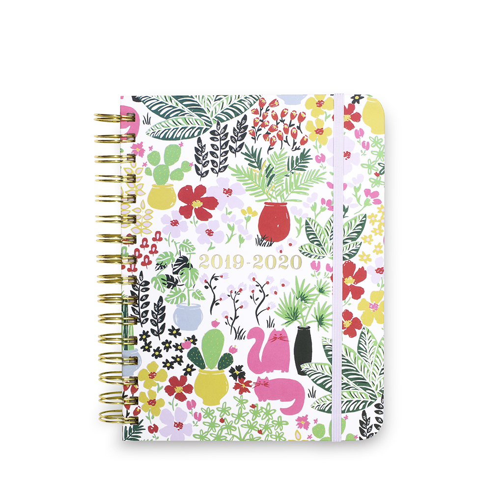 17 Month Planner Large - Garden Posy