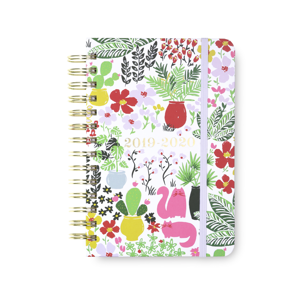 17 Month Planner Medium - Garden Posy