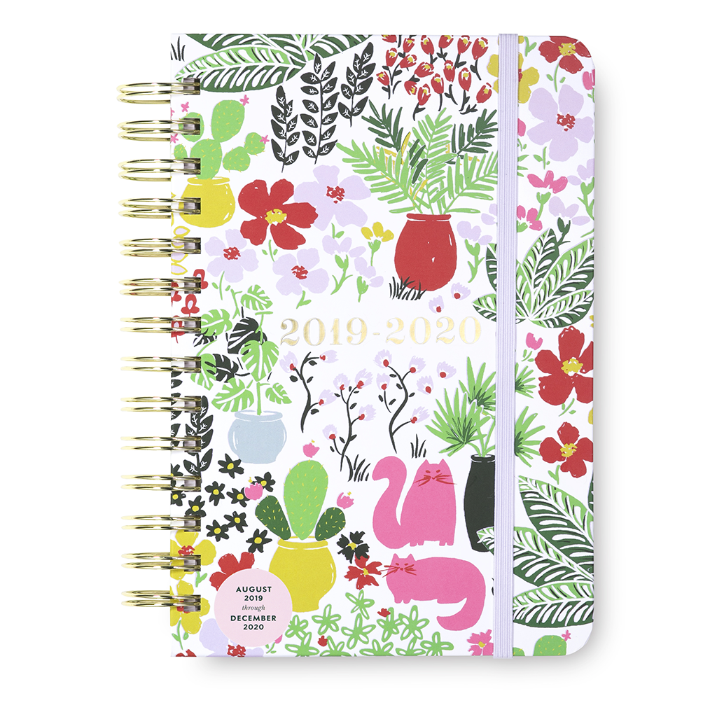 17 Month Planner Medium - Garden Posy