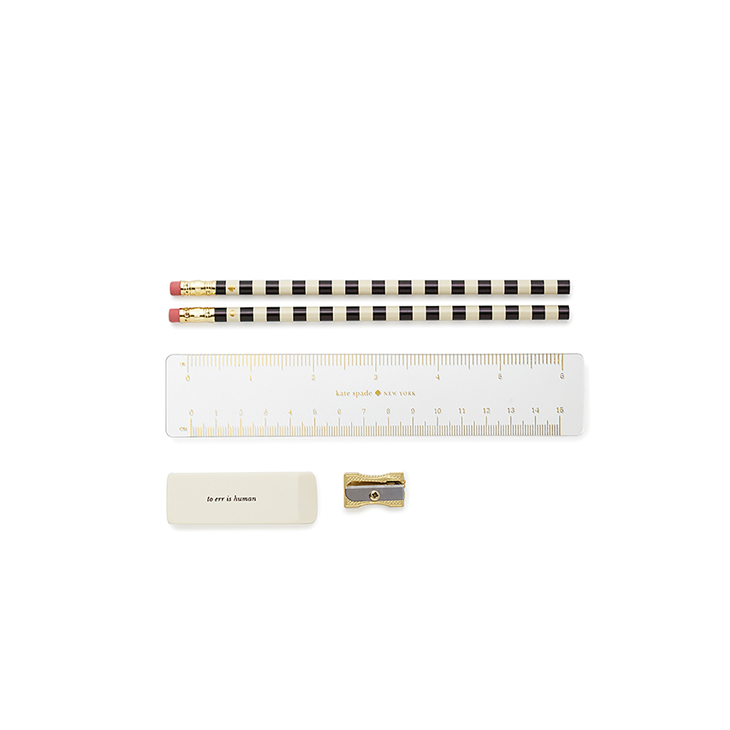 Pencil Pouch - Two-Tone Stripes