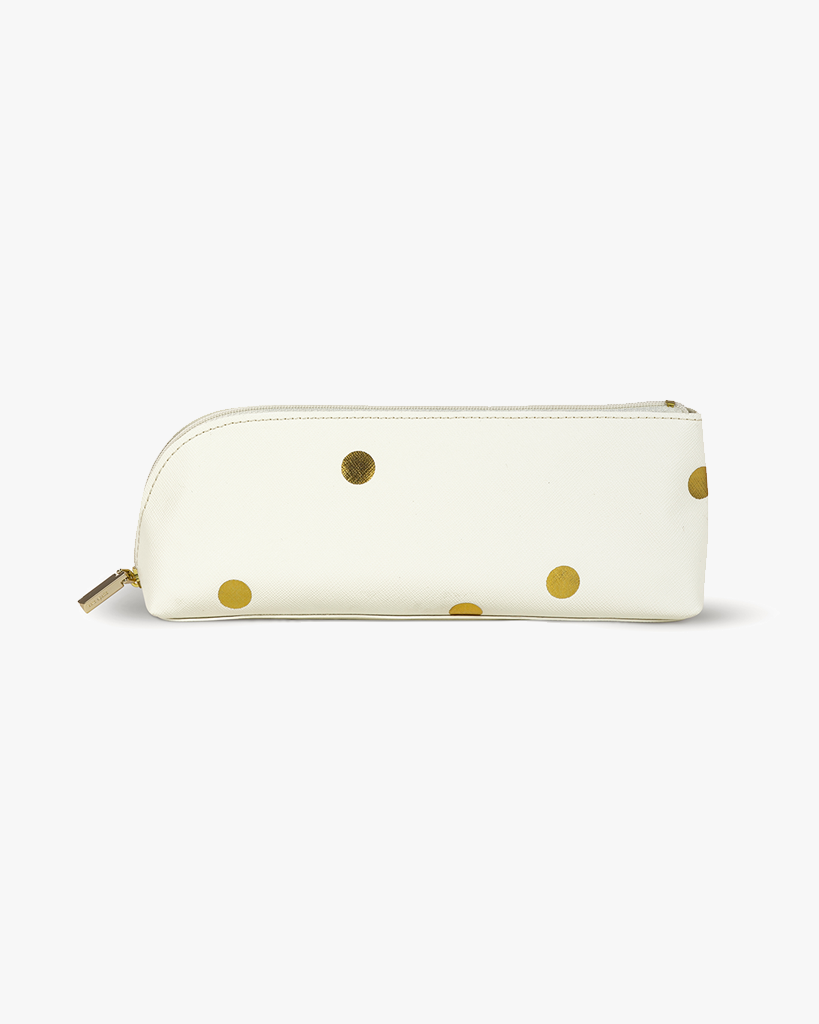 Pencil Case - Gold Dot
