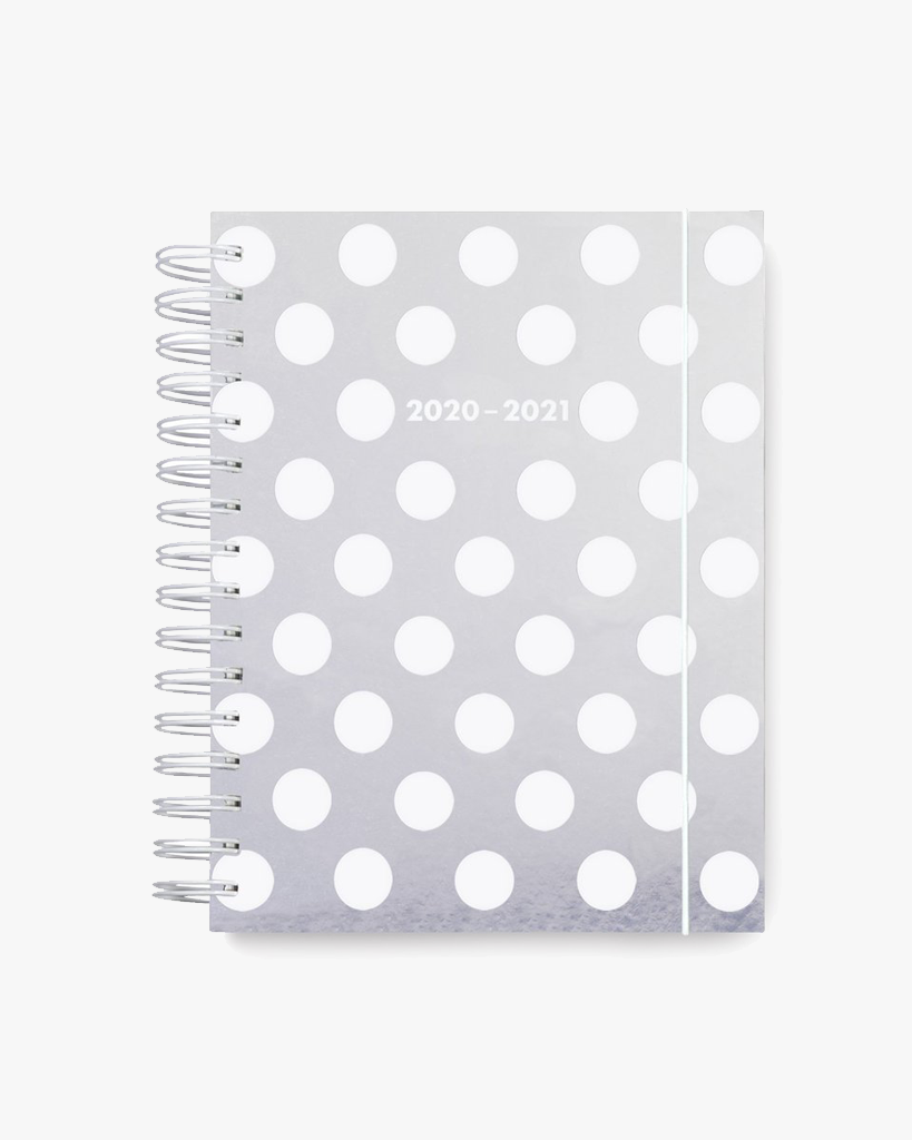 17-Month Large Planner - White Dot