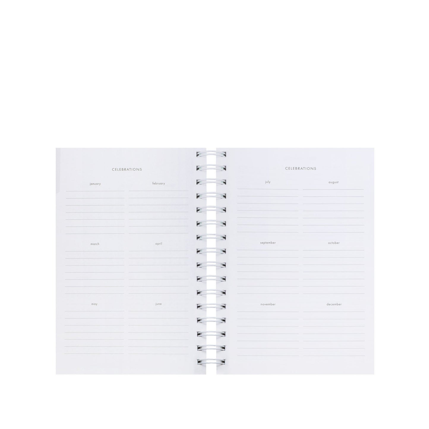 17-Month Large Planner - White Dot