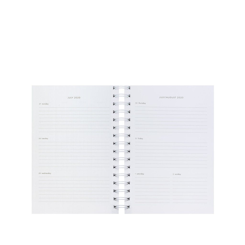 17-Month Large Planner - White Dot