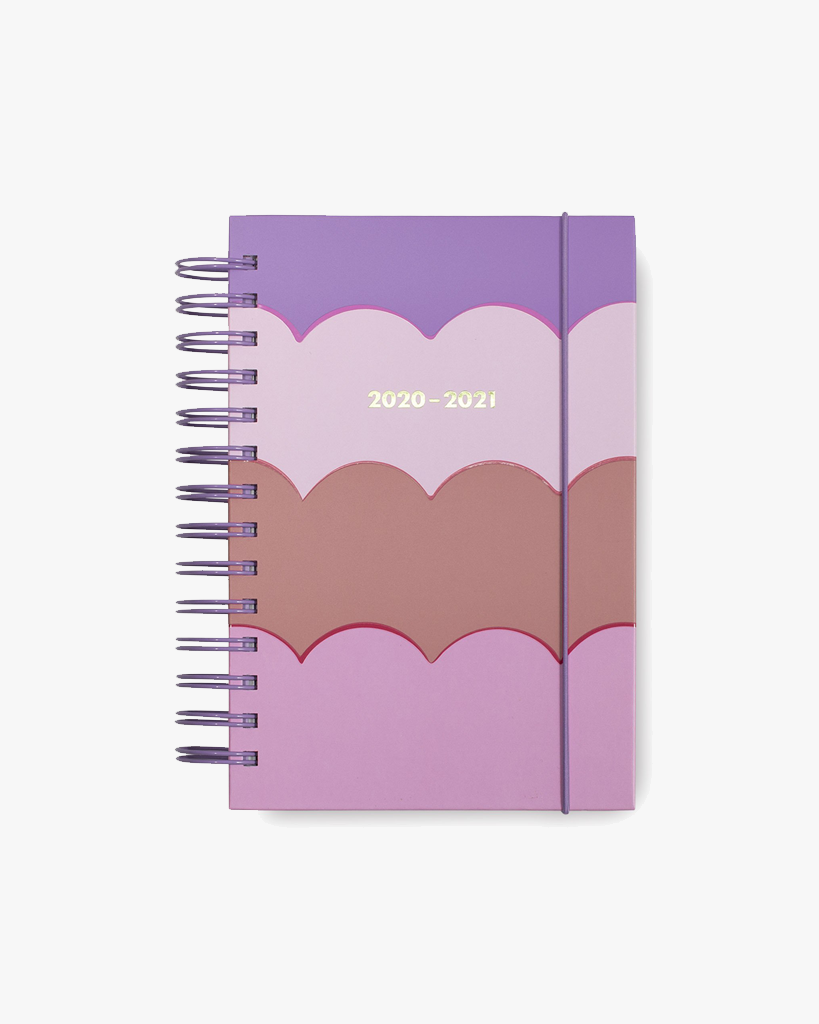 17 Month Medium Planner - Scallop