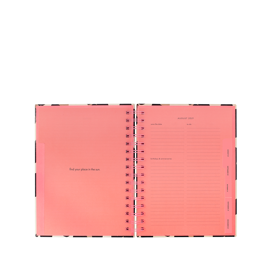 12 Month Large Planner - Forest Feline