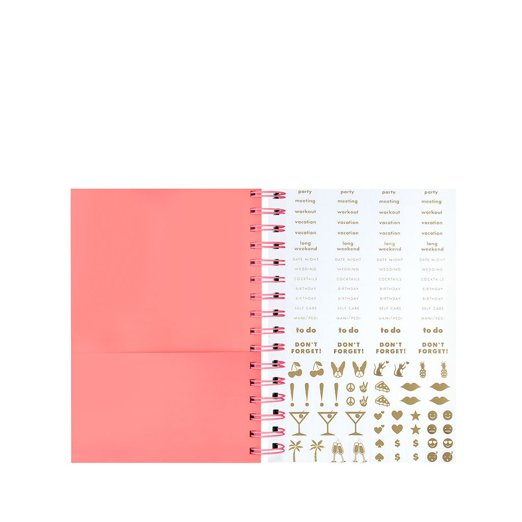 12 Month Large Planner - Forest Feline