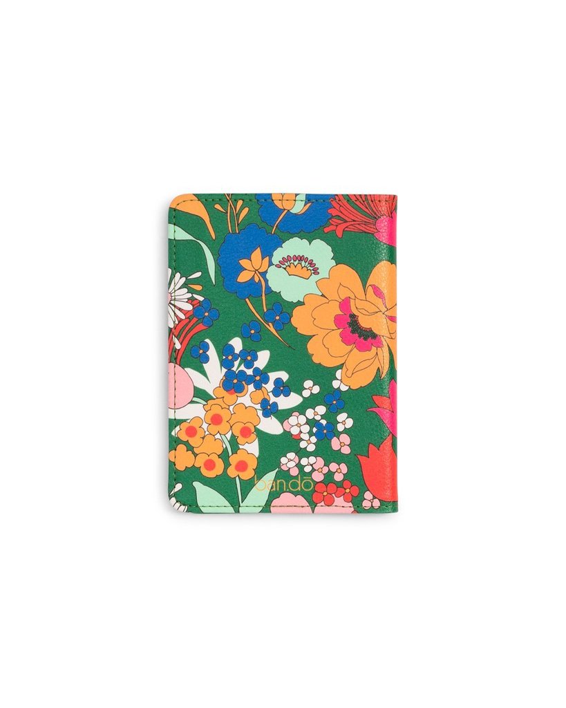 The Getaway Passport Holder - Emerald Super Bloom