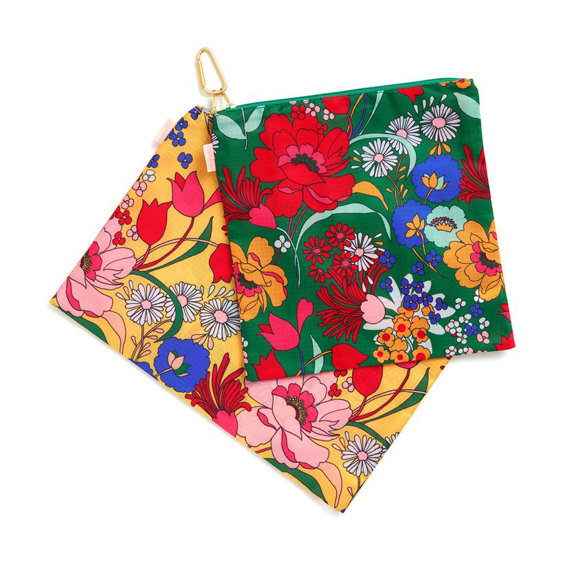 Large Carryall Duo - Super Bloom