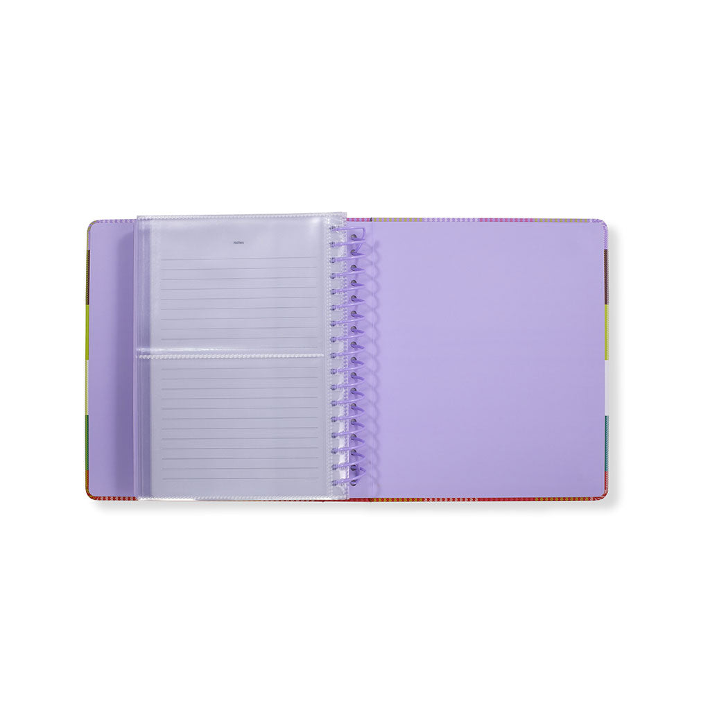 Recipe Book - Rainbow Plaid
