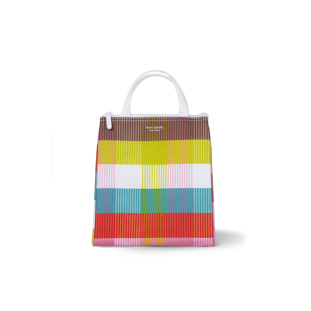 Lunch Bag - Rainbow Plaid