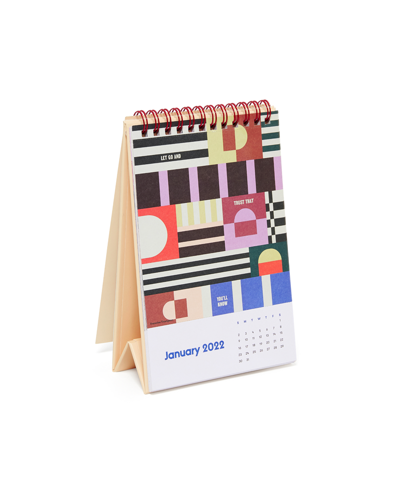 2022 Desk Calendar - Day By Day