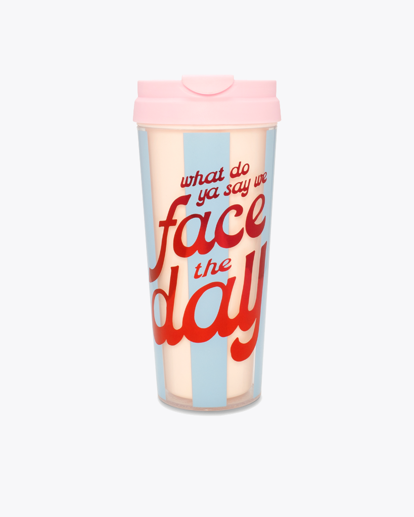 Hot Stuff Thermal Mug - Face The Day