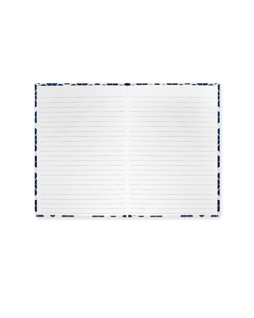 Daily To-Do Planner - Navy Spade Flower