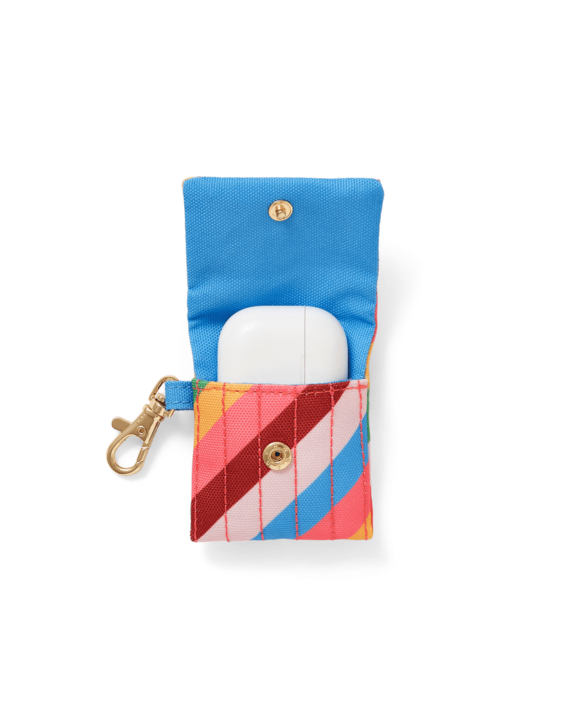Hold It! Wireless Earbuds Case - Rainbow Stripe