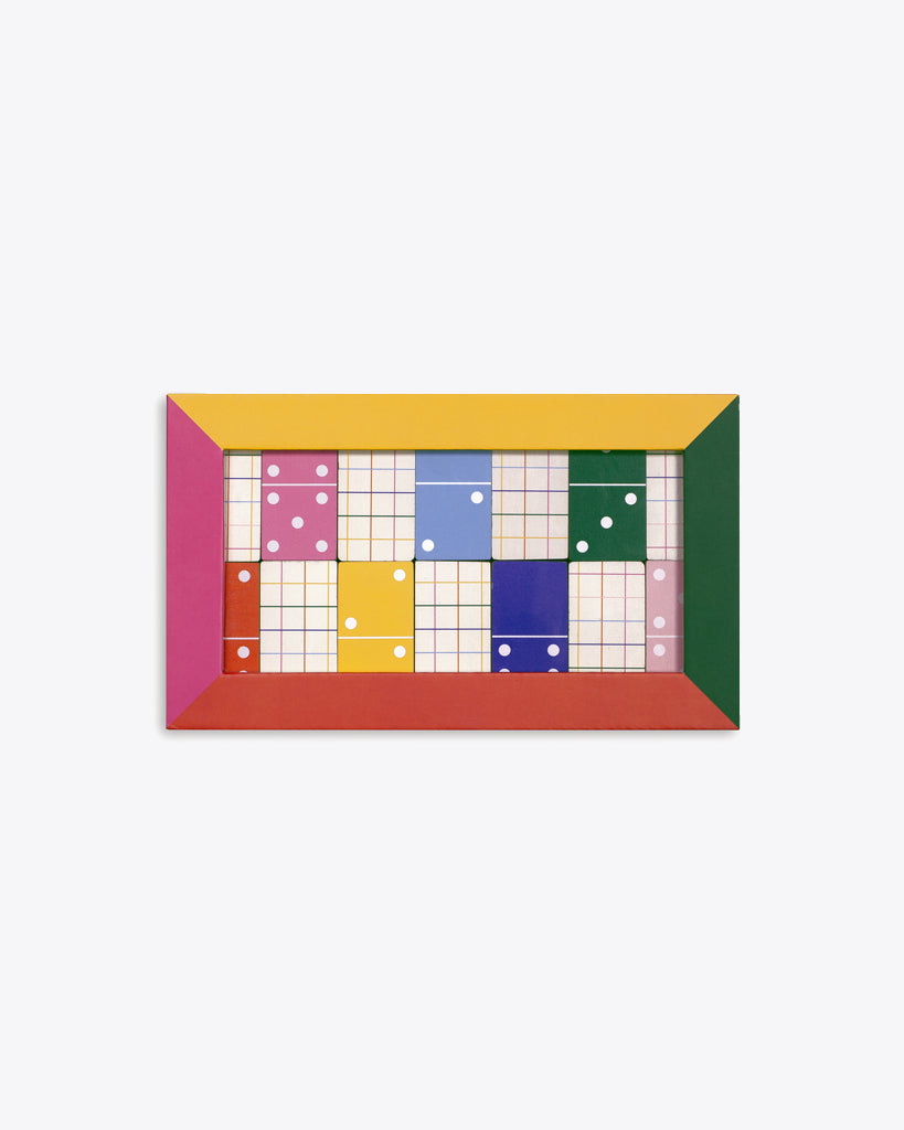Dominoes Game Set - Colorblock