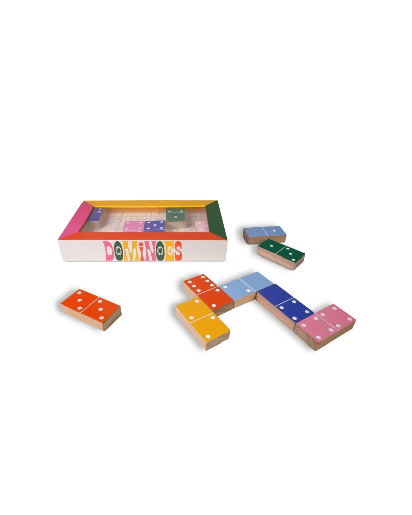 Dominoes Game Set - Colorblock
