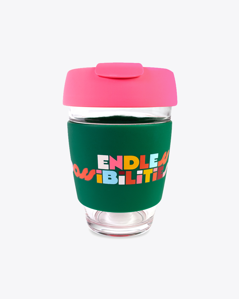Glass Travel Mug - Endless Possibilities