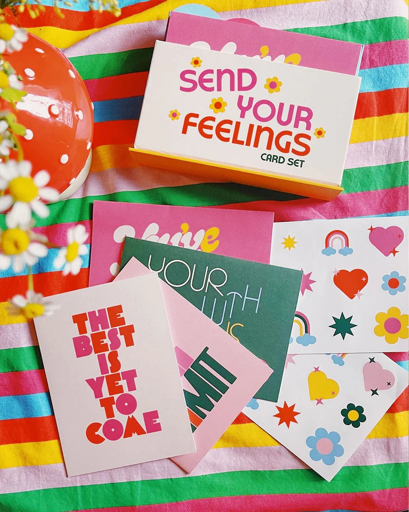 Notecard Set - Send Your Feelings