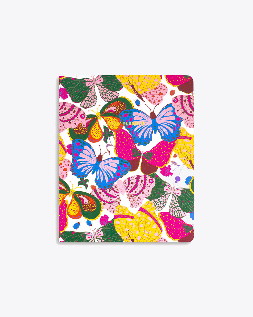 Undated To-Do Planner - Berry Butterflies
