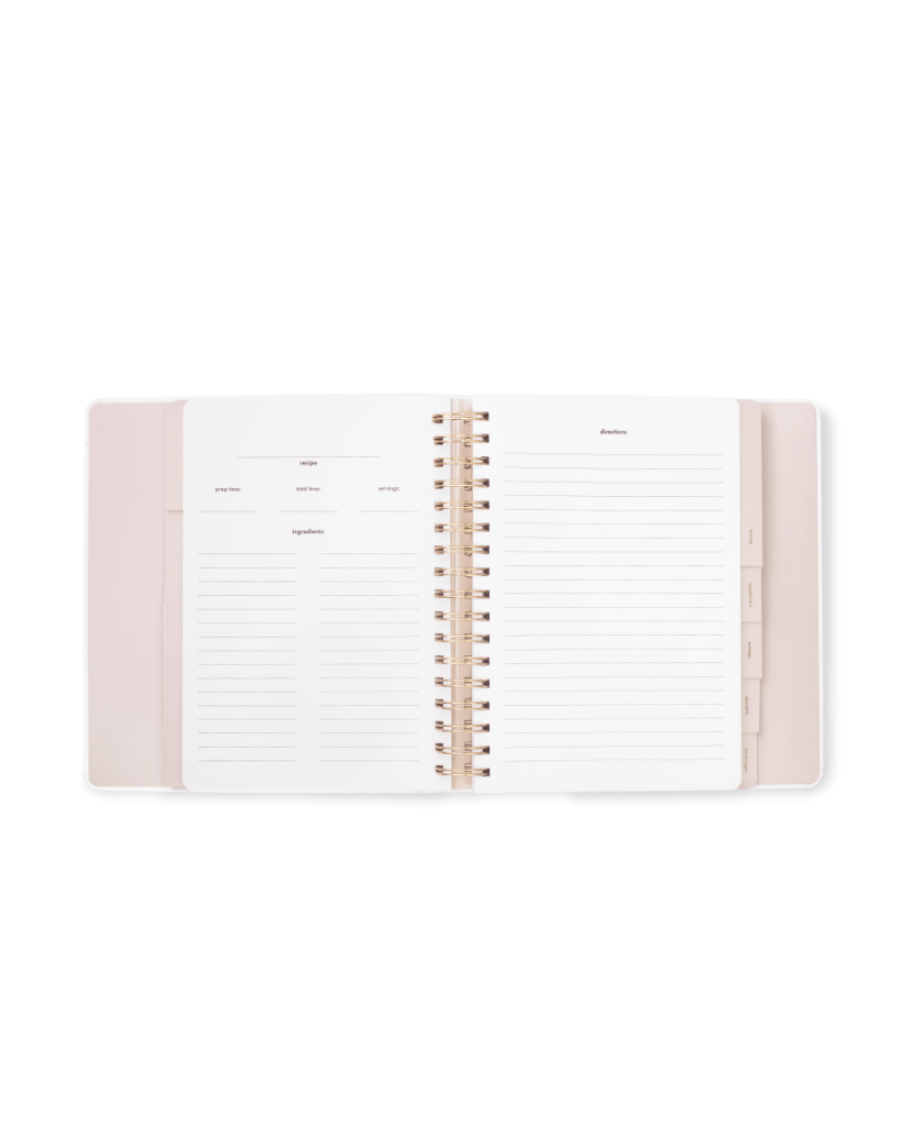 Recipe Book - Gold Dot