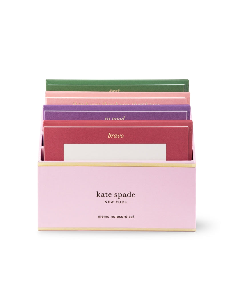 Memo Notecard Set - Assorted