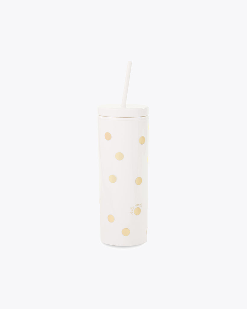 Sip Sip Tumbler - Gold Dot