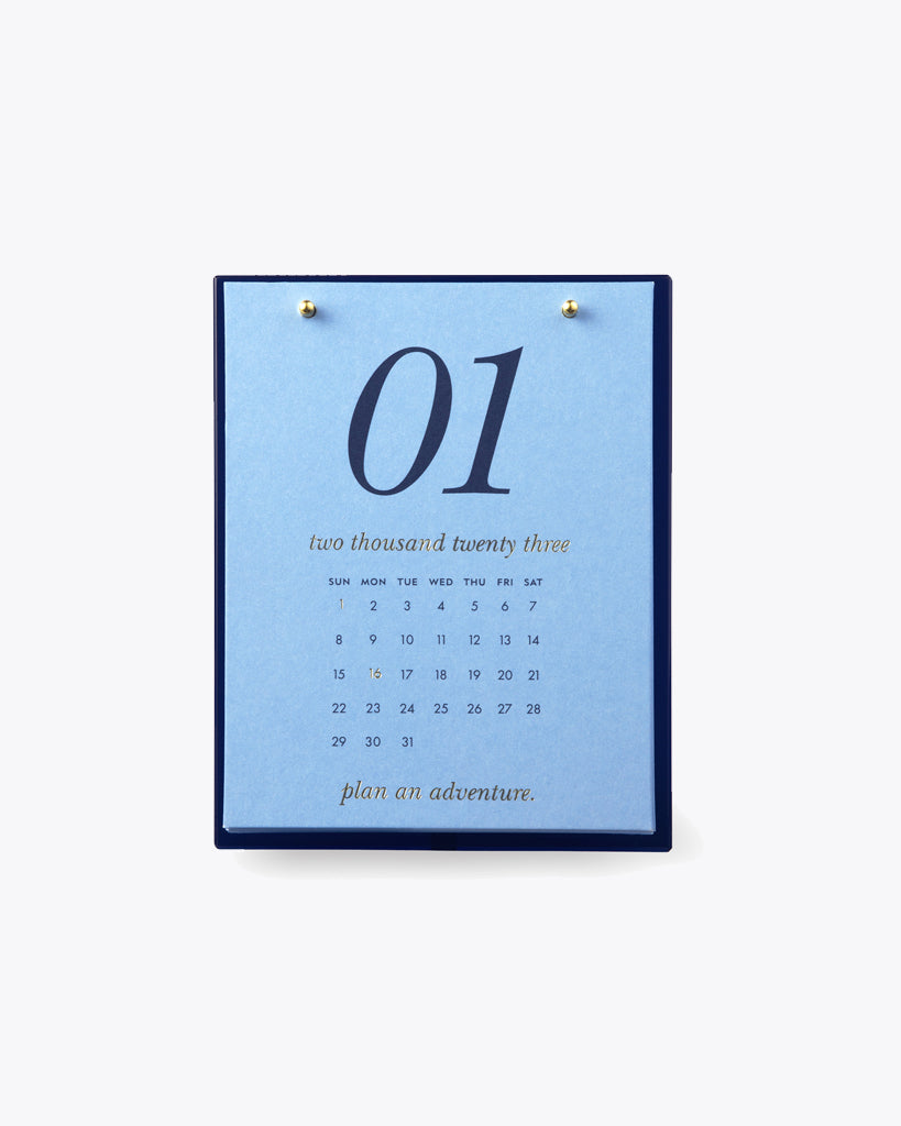Desktop Calendar - Navy