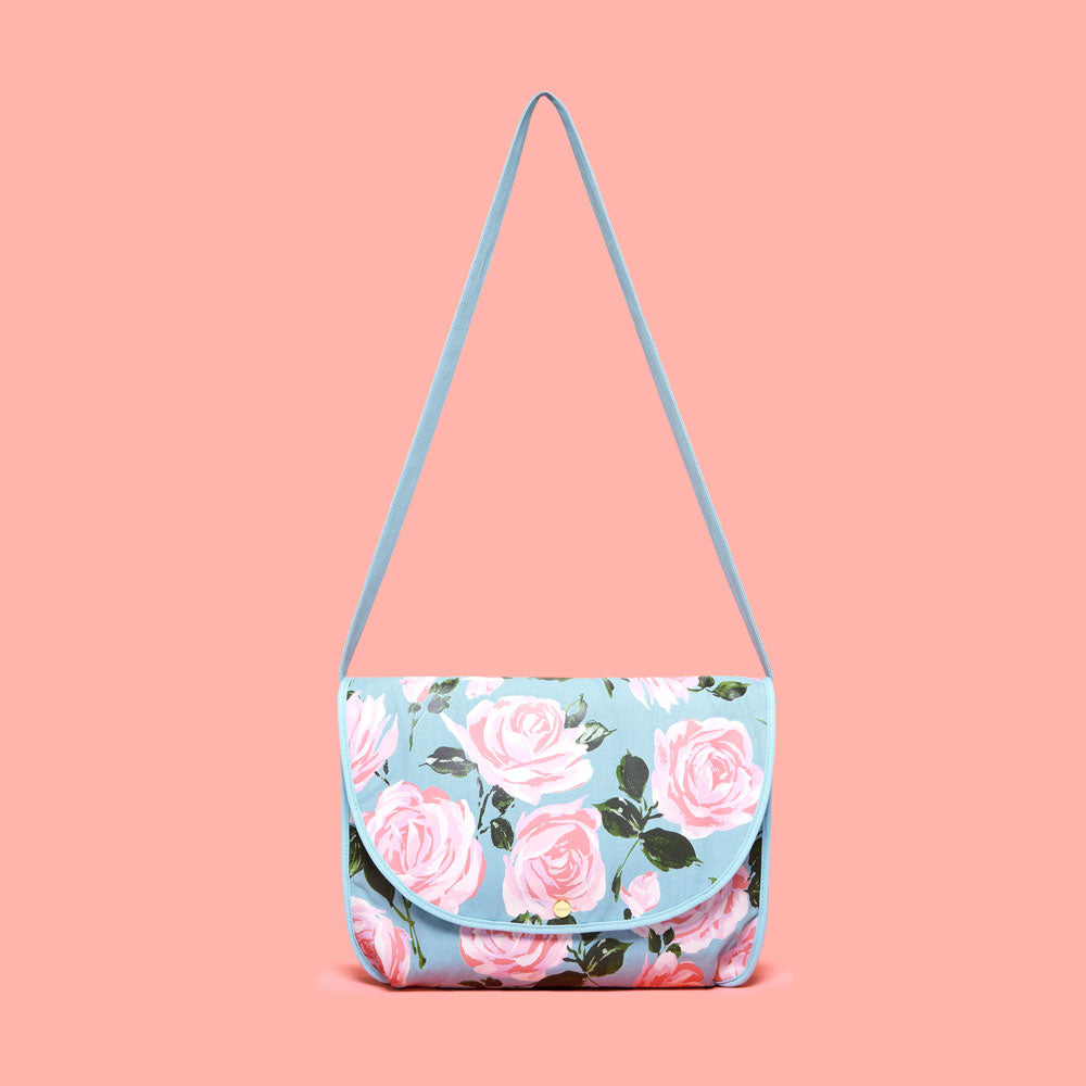 Logged On Laptop Bag - Rose Parade