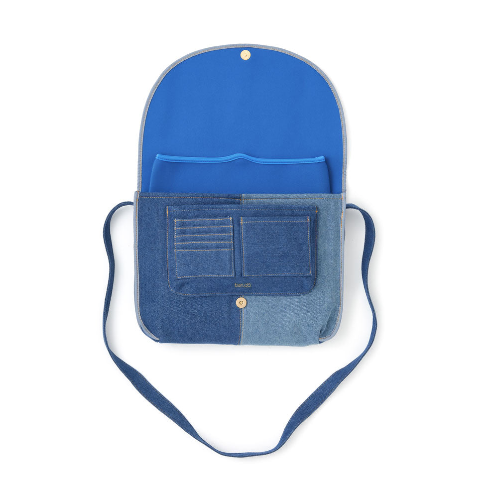 Logged On Laptop Bag - Denim