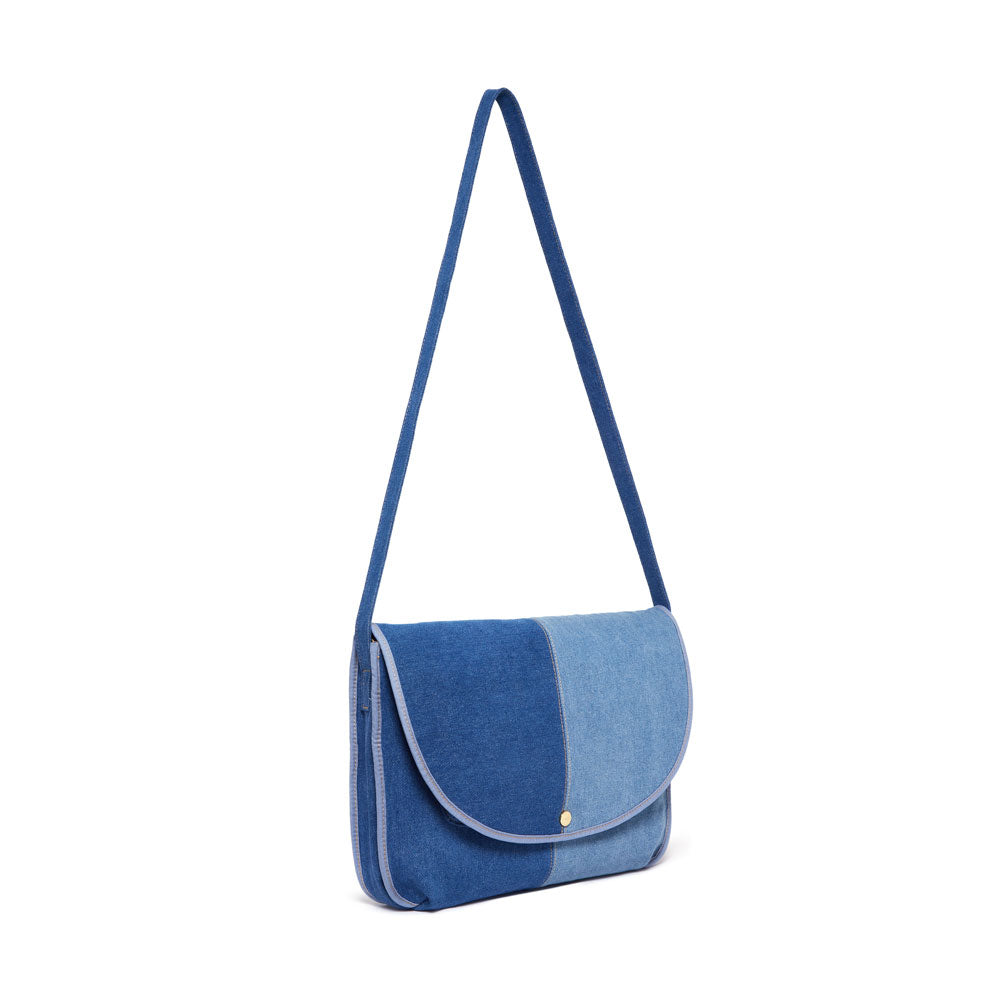 Logged On Laptop Bag - Denim