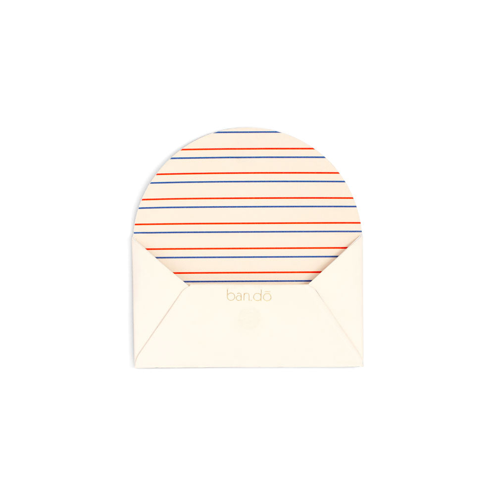 All Business Card Holder - Parisian Stripes