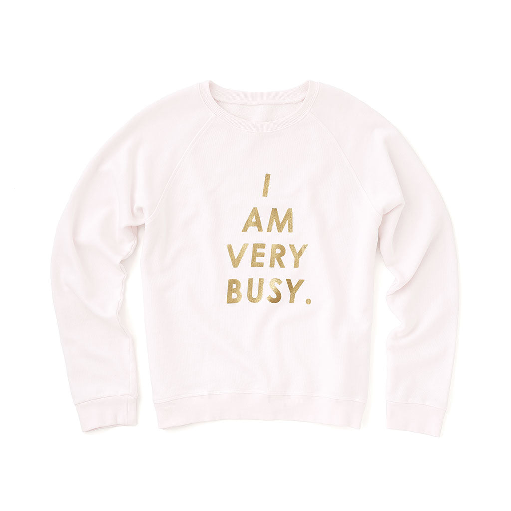 Sweatshirt - I Am Very Busy (Ivory)