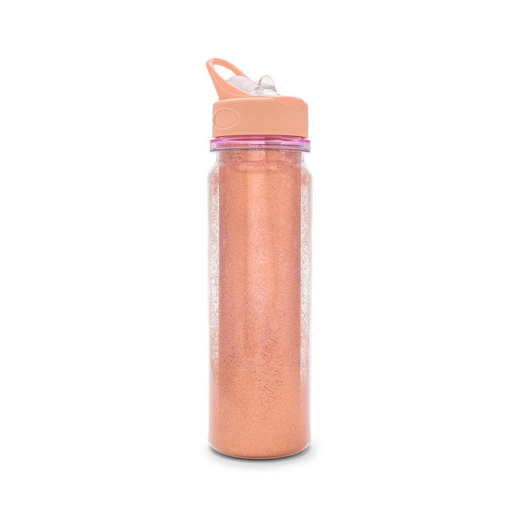 Glitter Bomb Water Bottle - Colorblock (Lilac)