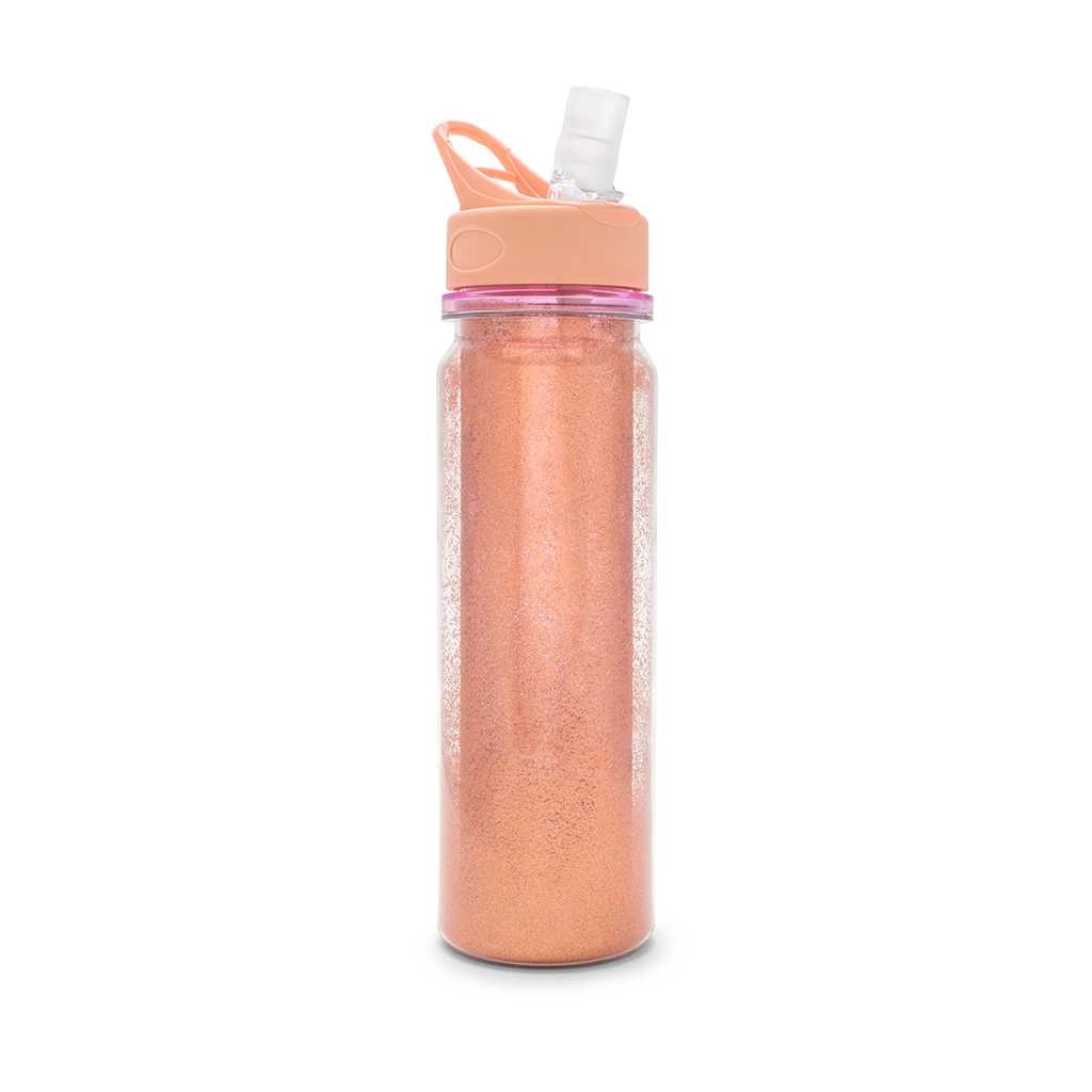 Glitter Bomb Water Bottle - Colorblock (Lilac)