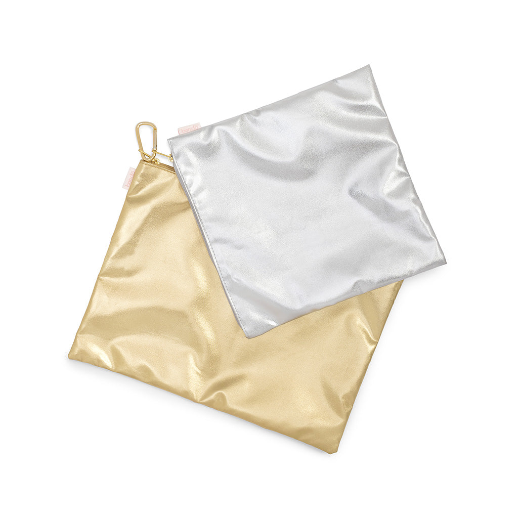 Large Carryall Duo - Metallic Gold / Silver