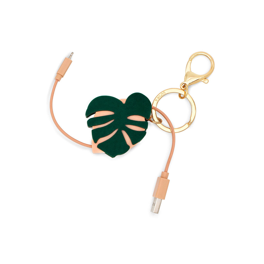 Retractable Charging Cord - Monstera