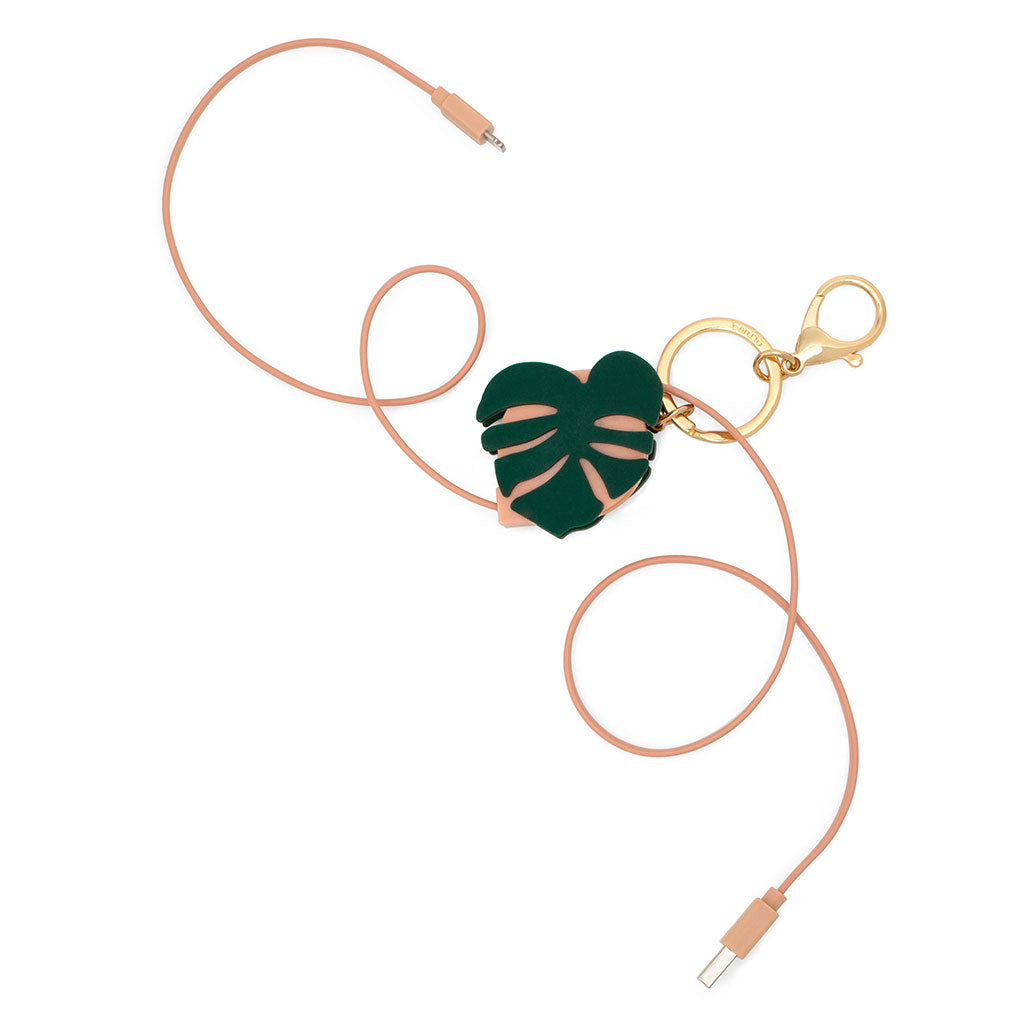 Retractable Charging Cord - Monstera