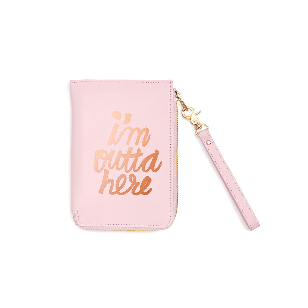The Getaway Travel Clutch - I'm Outta Here