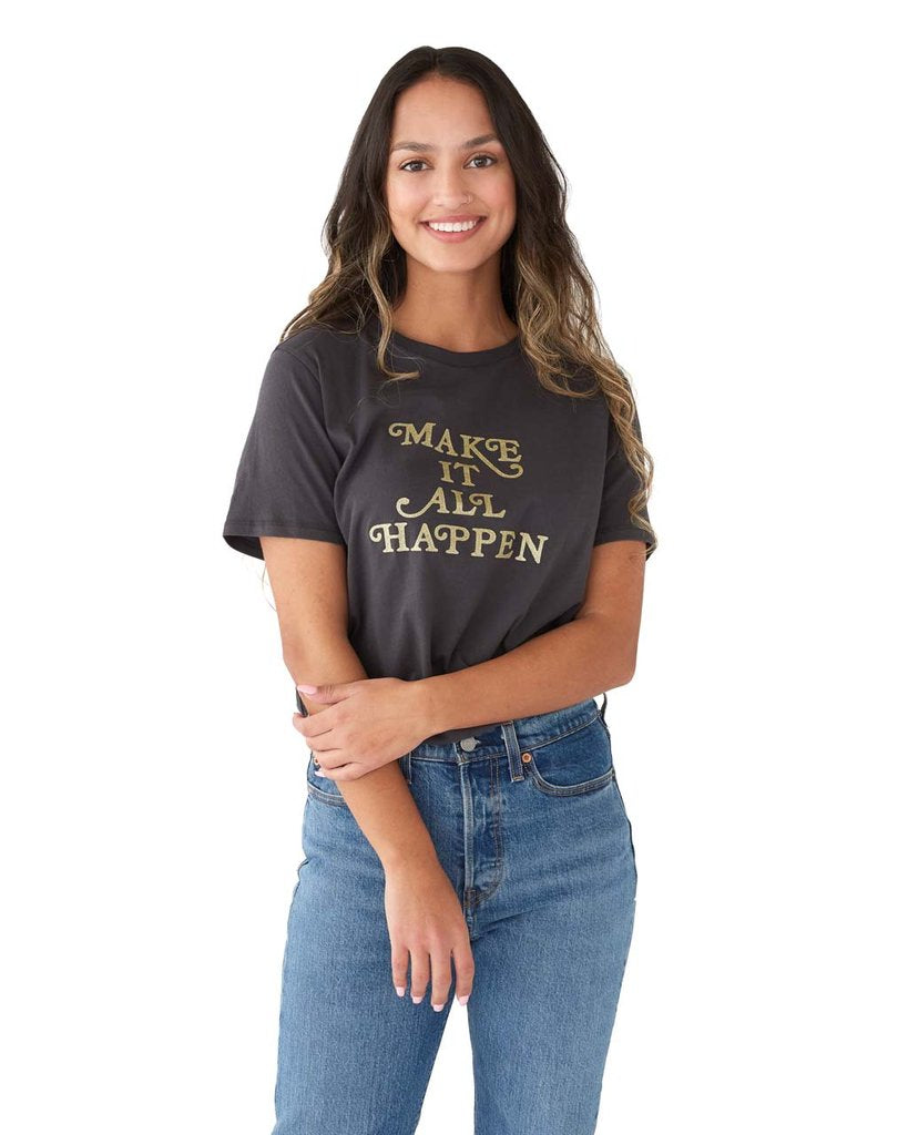 Classic Tee - Make It All Happen (Vintage Black)