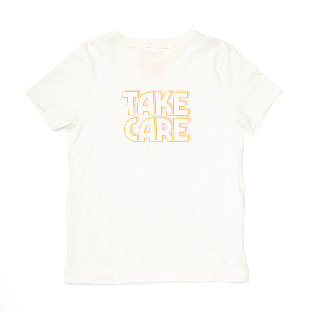 Classic Tee - Take Care (Ivory)