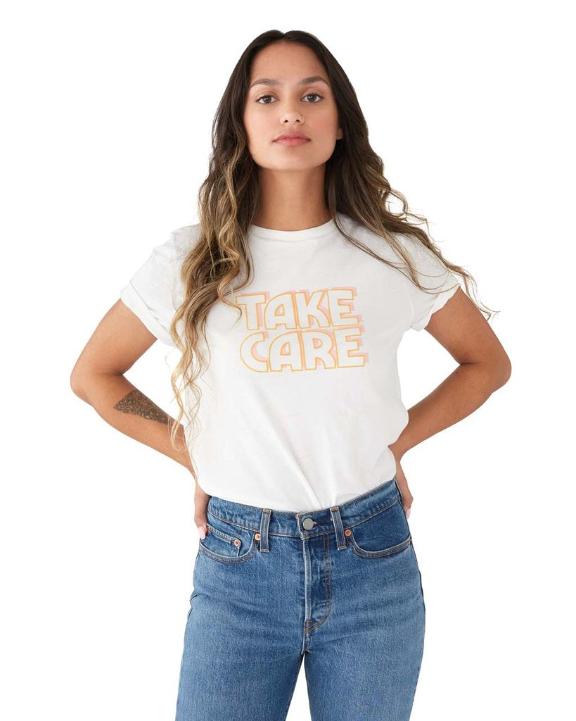 Classic Tee - Take Care (Ivory)