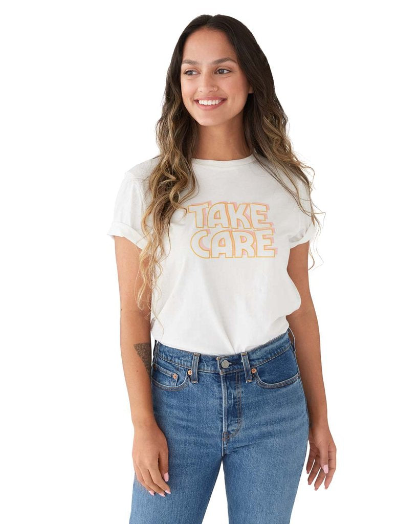 Classic Tee - Take Care (Ivory)