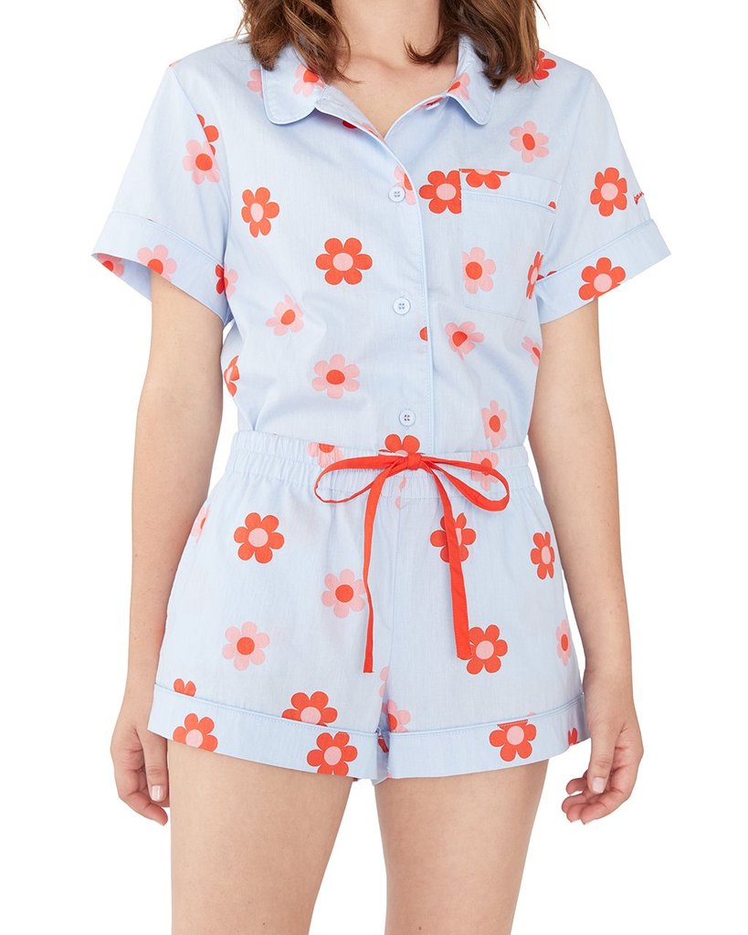 Leisure Club - Retro Daisy Sleep Short