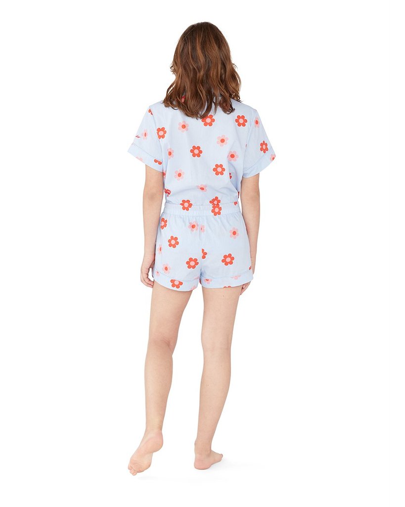 Leisure Club - Retro Daisy Sleep Short